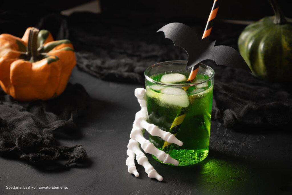 cócteles sin alcohol, Halloween, cócteles para celebrar Halloween, Más Colombia