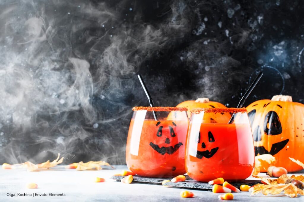 cócteles sin alcohol, Halloween, cócteles sin alcohol saludables y divertidos, Más Colombia